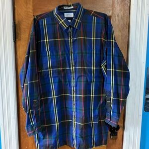 Arrow Sport Men’s XL Multicolored Long Sleeve Button Down Shirt